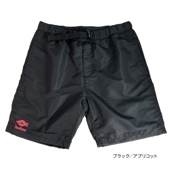 サマーショーツ【2025Model/撥水ショートパンツ】(ブラック／アプリコット-3L)